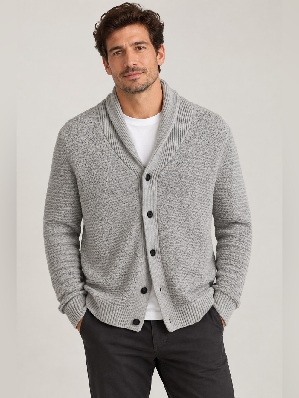 Rails Valiant Cardigan in Stone | Size XL
